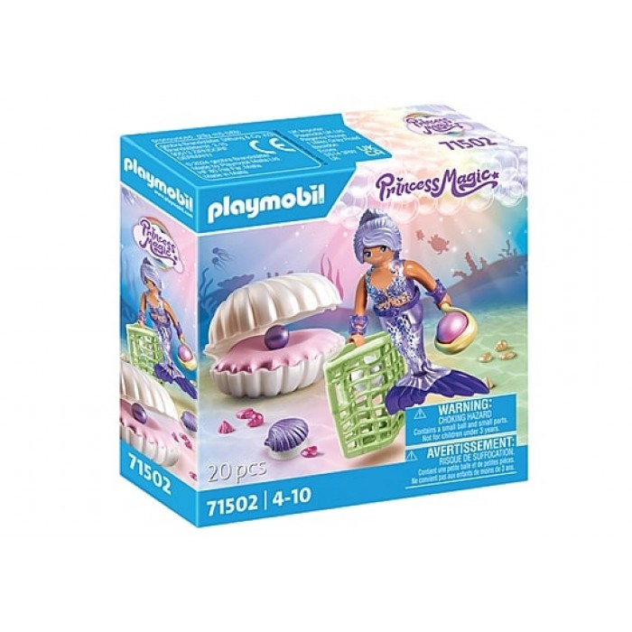 Playmobil Princess Magic : Sirène avec coquillage et perle