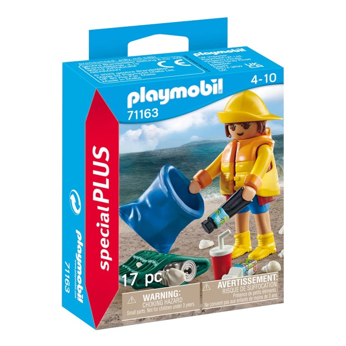 Playmobil SpecialPLUS : Bénévole ramassage de déchets