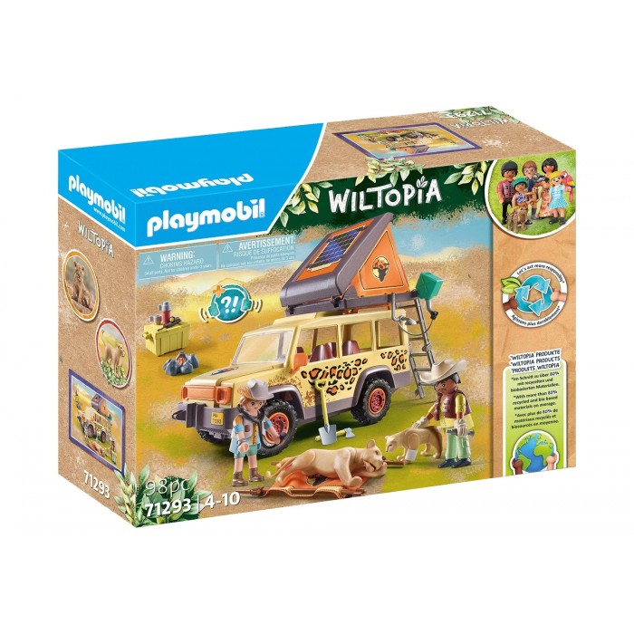 Playmobil Wiltopia : Explorateurs avec véhicule tout terrain