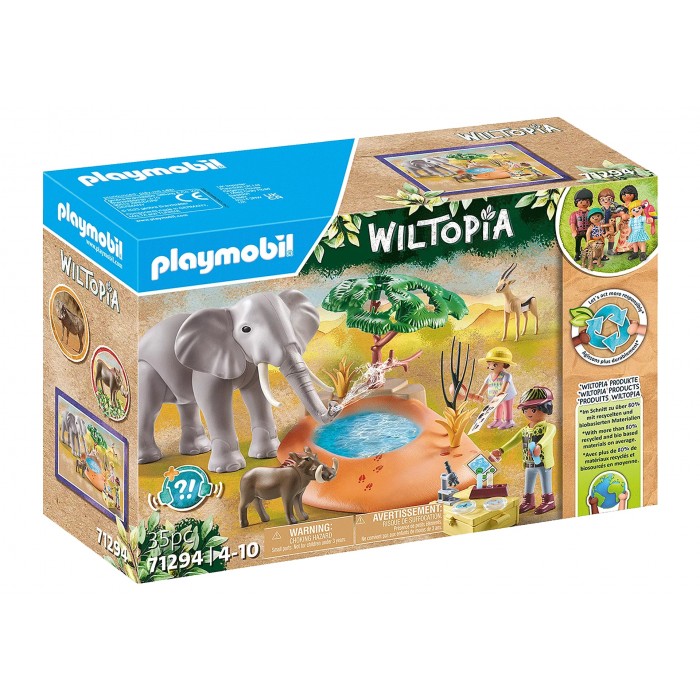 Playmobil Wiltopia : Explorateurs avec animaux de la savane