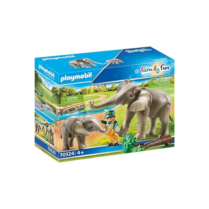 Playmobil : Zoo: Éléphants et soigneur
