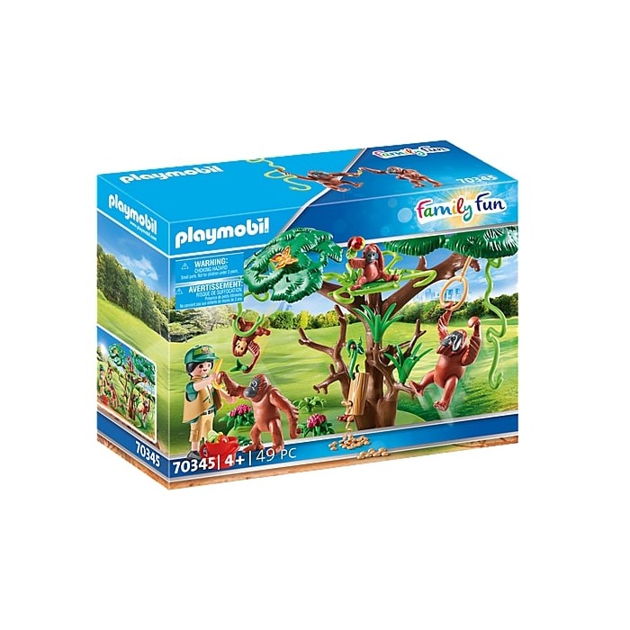 Playmobil : Zoo: Orangs-outans avec grand arbre