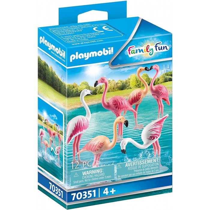 Groupe de flamants roses est un jouet Playmobil de la collection Family Fun pour les enfants de 4 ans et plus - Franc Jeu Repentigny