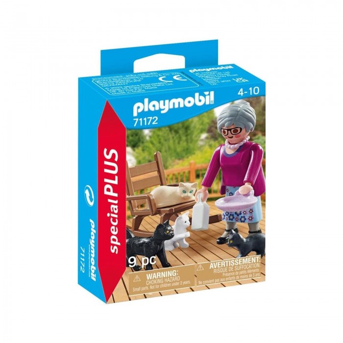 Playmobil : Special Plus - Grand-mère avec chats