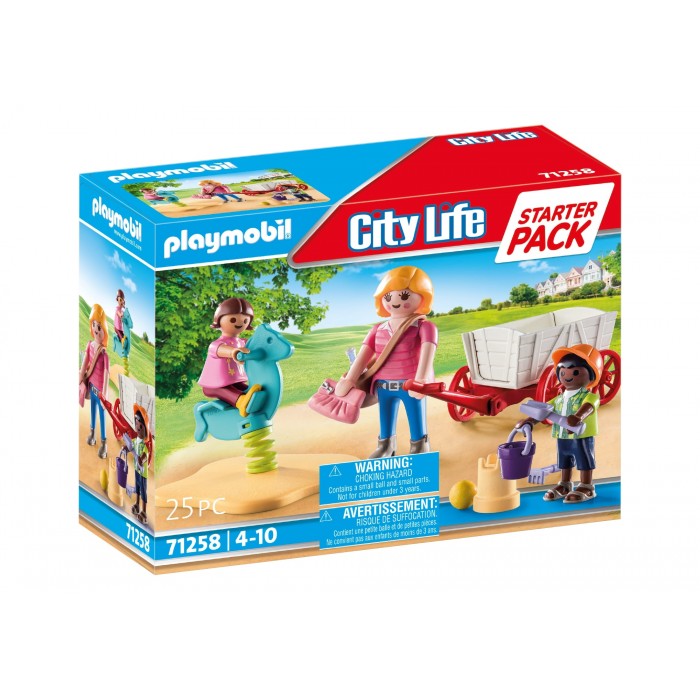 Playmobil : city life - Starter pack nourrice avec enfants