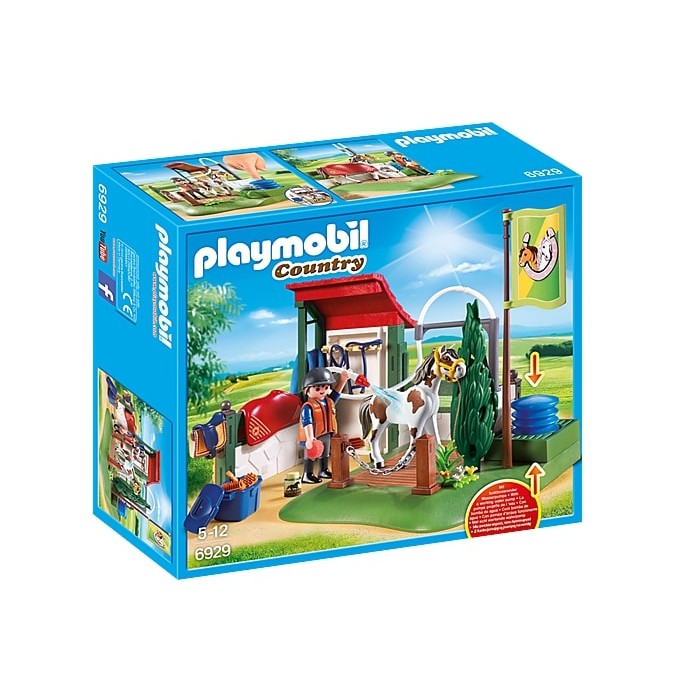 Playmobil : Box de lavage pour chevaux 