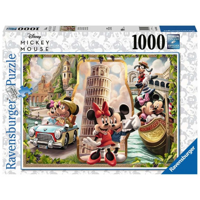 Casse-tête : Disney : Mickey Et Minnie En Vacances  - 1000 pcs - Ravensburger