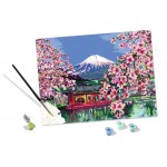 Peinture à numéros CreArt : Japanese Cherry Blossom (30 x 40 cm)