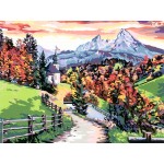 Peinture par numéros CreArt : Beautiful Bavaria (40 x 30 cm)