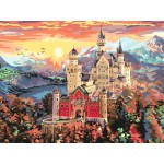 Peinture par numéros CreArt : Fairytale Castle (40 x 30 cm)