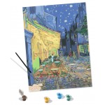 Peinture par numéros CreArt : Vincent Van Gogh - Café Terrace at Night (30 x 40 cm)