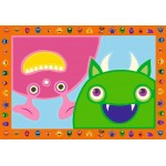 Peinture par numéros CreArt pour enfants : Silly Monsters - 2 tableaux (32 x 22 cm par tableau)