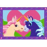 Peinture par numéros CreArt pour enfants : Magical Unicorns - 2 tableaux (32 x 22 cm par tableau)