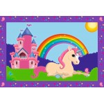 Peinture par numéros CreArt pour enfants : Magical Unicorns - 2 tableaux (32 x 22 cm par tableau)