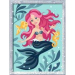 Peinture par numéros CreArt pour enfants : Enchanting Mermaid (18 x 24 cm)