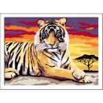 Peinture par numéros CreArt pour enfants : Majestic Tiger (24 x 18 cm)