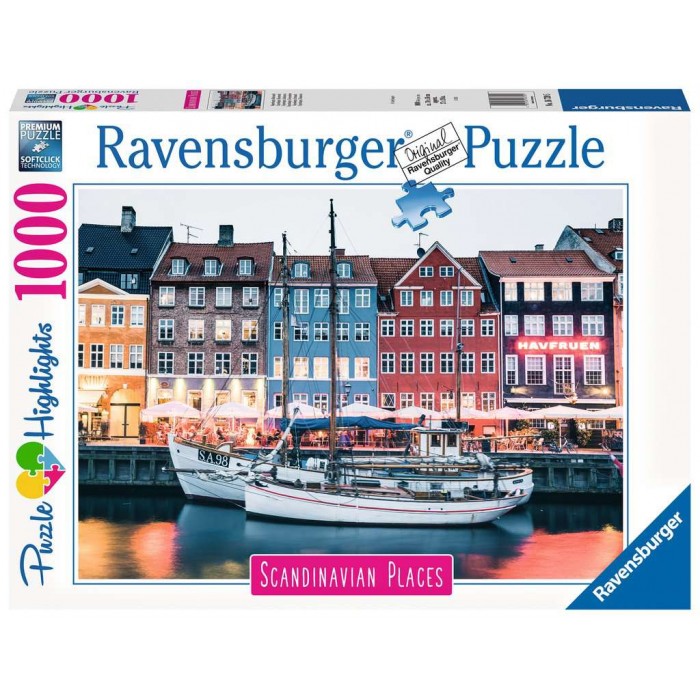 Casse-tête : Copenhague, Danemark (Collection Puzzle Highlights) - 1000 pcs - Ravensburger