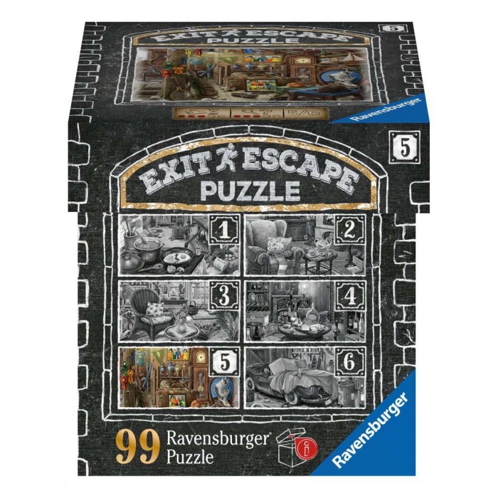 Casse-tête : Escape Puzzle : Le grenier du manoir  (#5)  - 99 pcs - Ravensburger