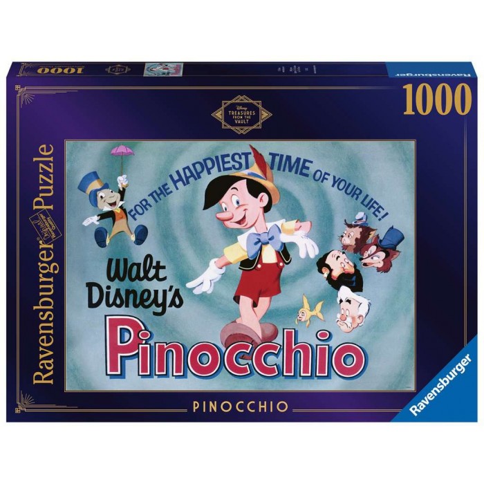 Casse-tête : Disney Vault : Pinocchio - 1000 pcs - Ravensburger *