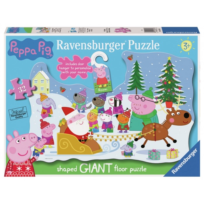 Casse-tête de plancher : Peppa Pig - Noel (Christmas) - 32 pcs - Ravensburger