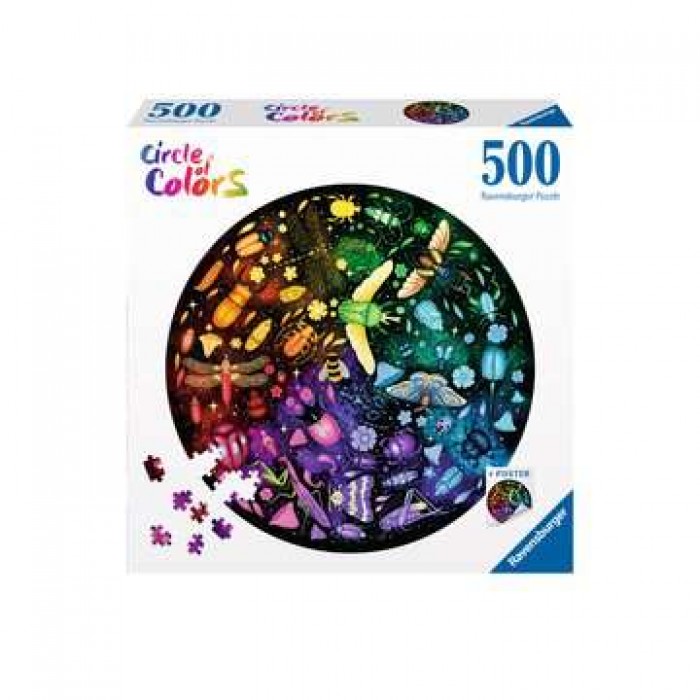 Casse-tête : Circle of colors: Insectes - 500 pcs - Ravensburger