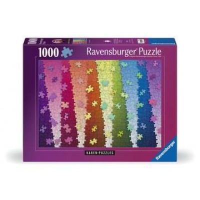 Casse-tête :  Colors on colors (collection Karen Puzzles)- 1000 pcs - Ravensburger