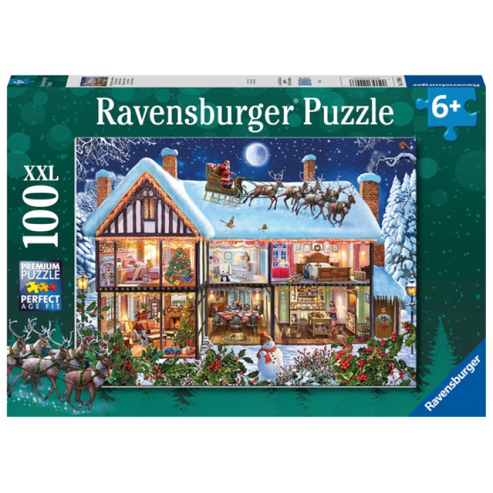 Casse-tête : Christmas at Home - 100 pcs - Ravensburger 