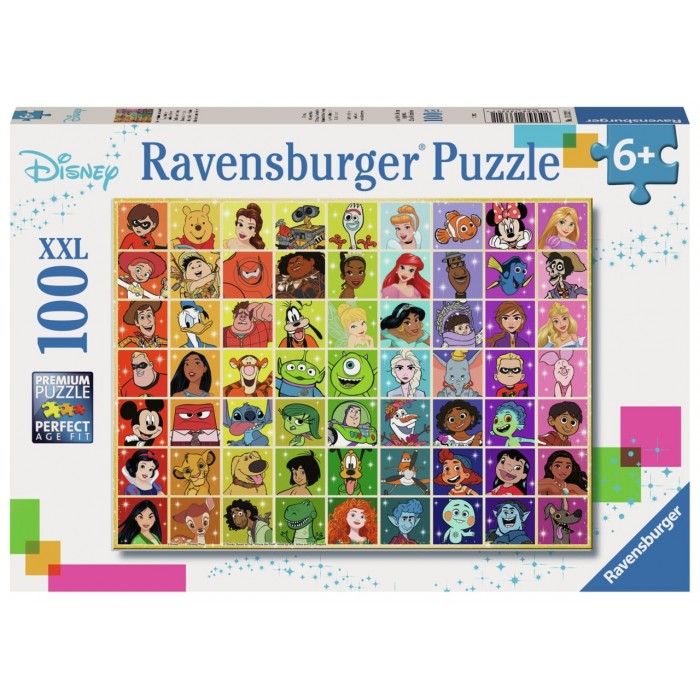 Casse-tête : La palette de couleurs Disney  - 100 pcs - Ravensburger