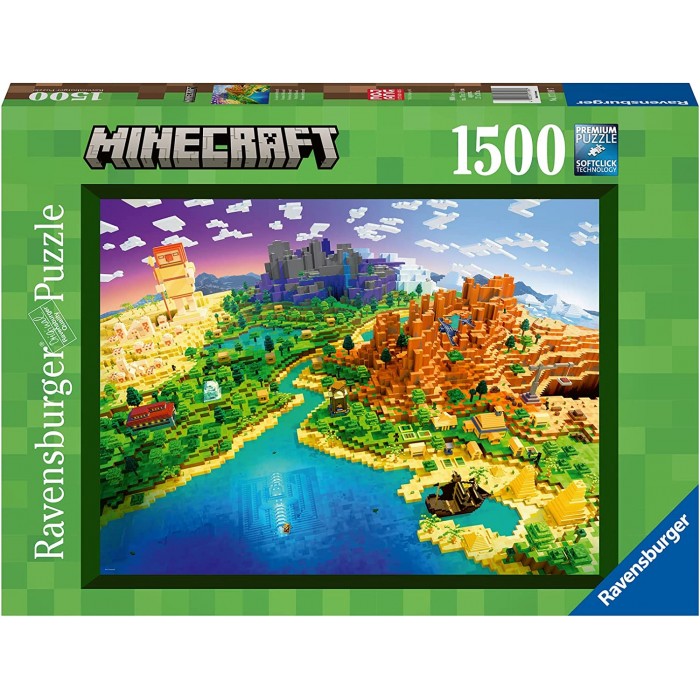 Casse-tête : Le monde de Minecraft - 1500 pcs - Ravensburger