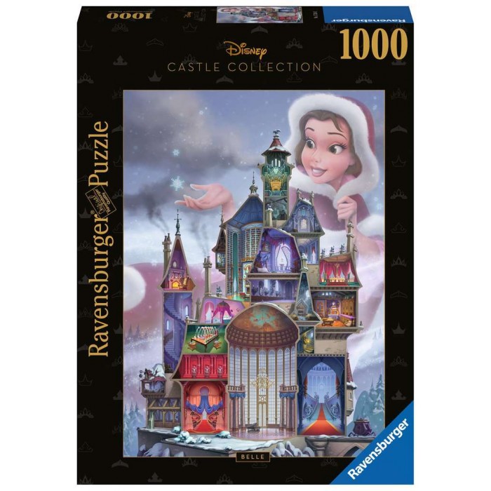 Casse-tête : Châteaux Disney : Belle - 1000 pcs - Ravensburger