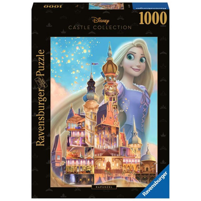 Casse-tête : Châteaux Disney : Rapunzel (Raiponce) - 1000 pcs - Ravensburger