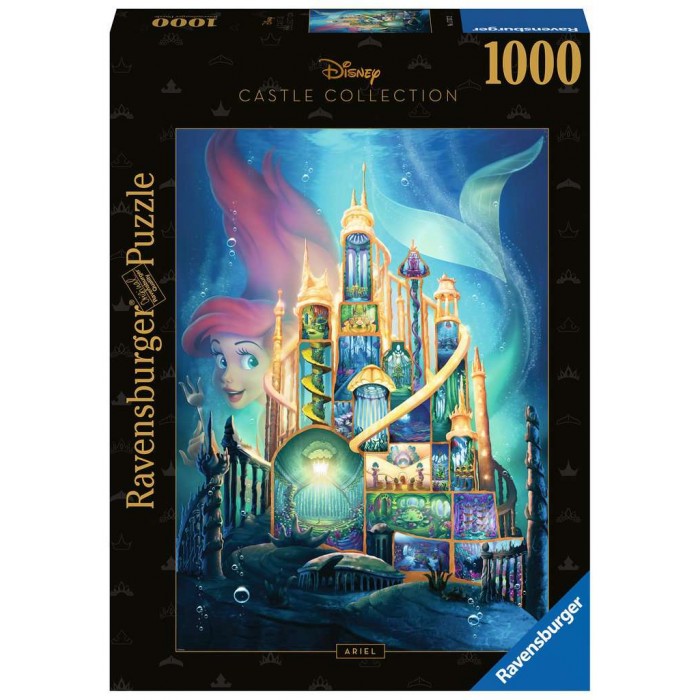Casse-tête : Châteaux Disney : Ariel - 1000 pcs - Ravensburger
