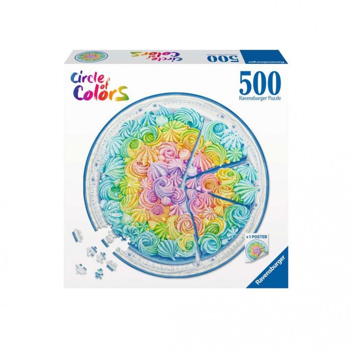 Casse-tête : Circle of colors: Rainbow cake - 500 pcs - Ravensburger