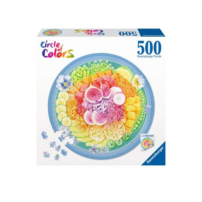 Casse-tête : Circle of colors: Poke Bowl - 500 pcs - Ravensburger