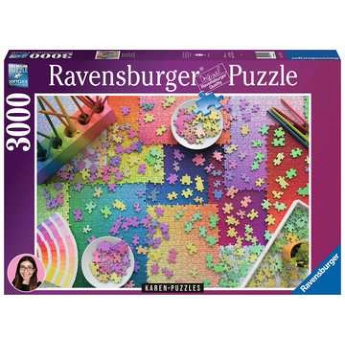 Casse-tête : Puzzles colorés (collection Karen Puzzles) - 3000 pcs - Ravensburger