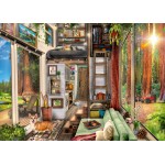 Casse-tête : La Tiny House de la forêt de Redwood - 1000 pcs - Ravensburger