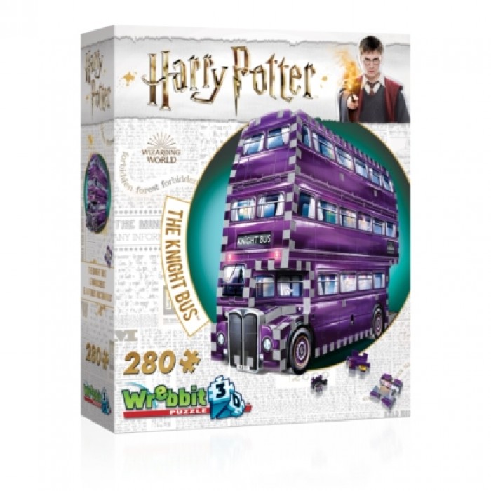 Casse-tête 3D: Harry Potter - Le Magicobus - 280 pcs - Wrebbit