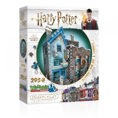 Casse-tête 3D: Harry Potter - Ollivander & Scribbulus - 295 pcs - Wrebbit