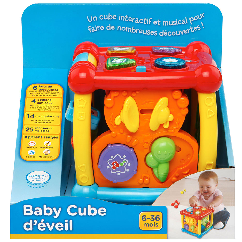 Baby cube d'éveil de Vtech, Autres jouets d'éveil : Aubert